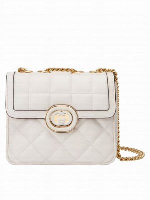 Gucci Deco Mini Shoulder Bag 741457 Cream