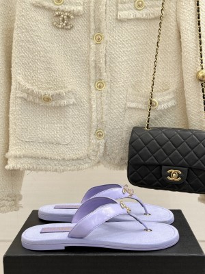 Chanel Flat Slide Thong Sandals 2025 02