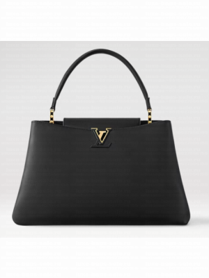 Louis Vuitton Capucines GM Souple M24607 black