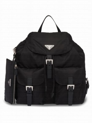 Prada Re-Nylon Medium Backpack 1BZ811 Black