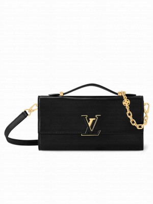 Louis Vuitton Wallet On Chain Capucines M12143 Black