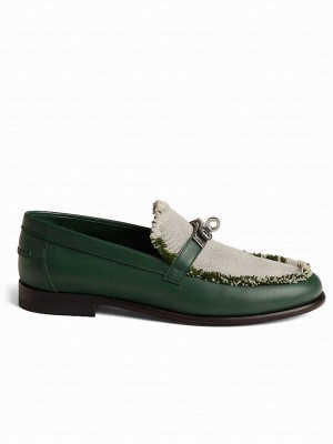 Hermes Women's Destin Loafer Green