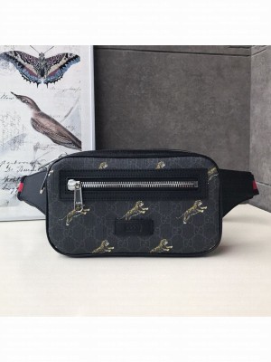 Gucci Bestiary GG Canvas Belt Bag with Tigers Print 474293 2019 Collection