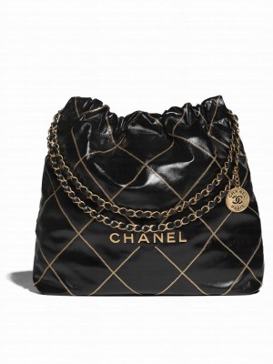 Chanel 22 Handbag AS3261 Black