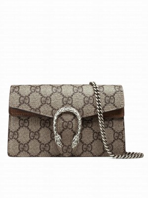 Gucci Dionysus GG Supreme super mini bag 476432 Apricot