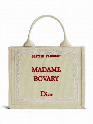 Christian Dior Small Book Tote Handbag M1404 Apricot