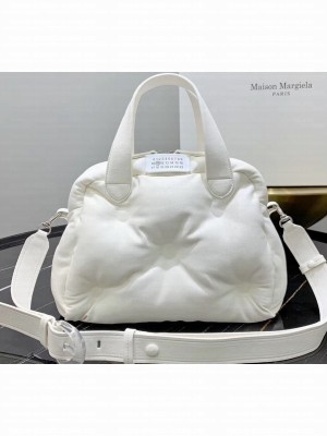 Maison Margiela 5AC Glam Slam Medium Top Handle Bag White