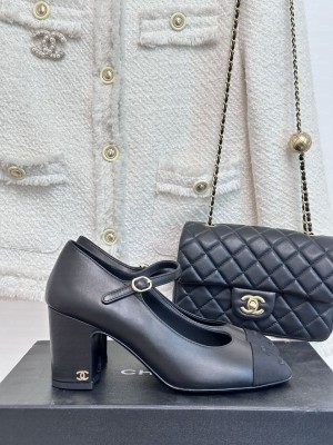 Chanel Women's Mary Jane 7cm Pump 2023 Black