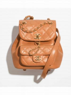 Chanel SMALL BACKPACK AS2908 Camel