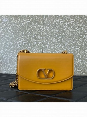 VALENTINO Loco Calf leather bag WB0R16  yellow