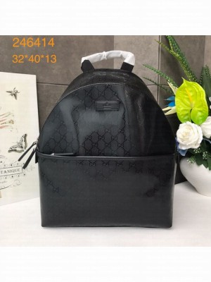 Gucci GG Fabric Backpack 246414 Black 2019 Collection
