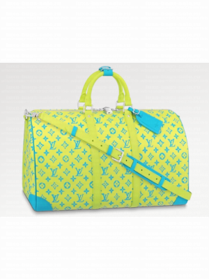 Louis Vuitton Keepall Bandouliere 50 M21869 Lime Green
