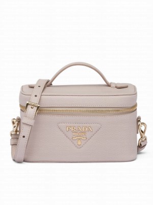 Prada Leather Mini-bag 1BH202 Pink