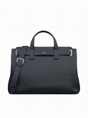 Christian Dior Medium Dior Normandie Tote Bag Black