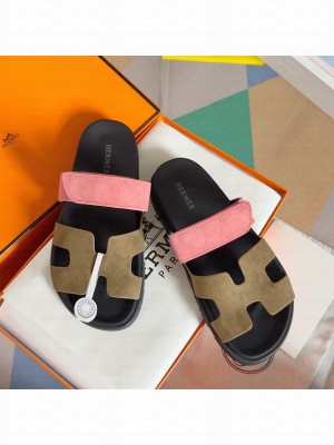 Hermes Unisex Chypre Flat Sandals 013