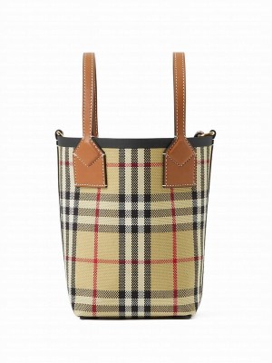 Burberry Mini London Tote Bag Coffee