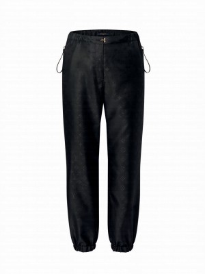 Louis Vuitton Women's Shiny Monogram Jogging Pants Black