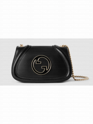 GUCCI BLONDIE SMALL SHOULDER BAG 815711 BLACK