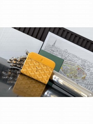 Goyard Matignon Mini Wallet Yellow