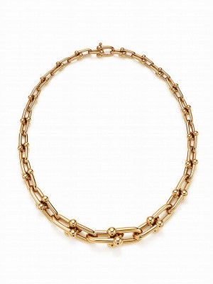 Tiffany Graduated Link Necklace Golden