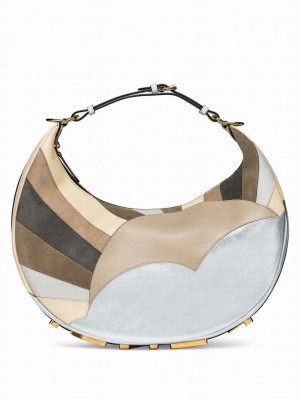 Fendi Fendigraphy Small Leather Bag 8BR600 Beige