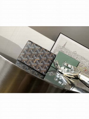 Goyard Malesherbes Card Wallet Black & Tan