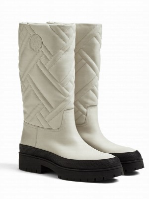 Hermes Women's Fuji Boot Cream