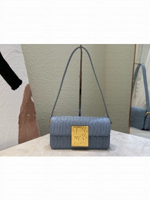 Miss Dior Flap Bag Quilted Miss Dior Allover Calfskin M2610UB light blue