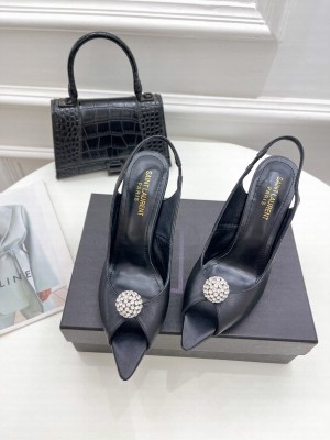 Saint Laurent 10cm Patent Leather Sandals 2022 Collection 014