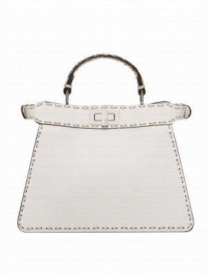 Fendi Peekaboo ISeeU Small 8BN327 White