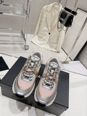 Chanel G39792 Fabric & Laminated Pink,Gold & Silver 2023SS 