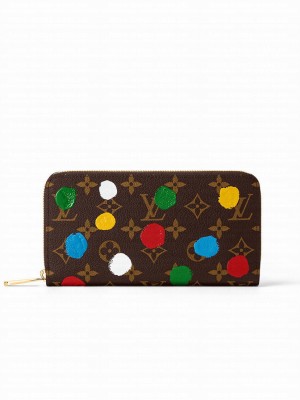 Louis Vuitton LV x YK Zippy Wallet M81864 Brown