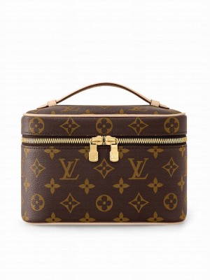 Louis Vuitton NICE mini cosmetic bag Brown