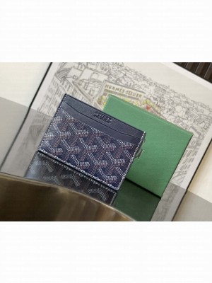 Goyard Saint-Sulpice Card Wallet Navy Bue