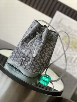 Goyard Petit Flot Bucket Bag Grey