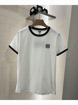 Loewe Women's Embroidered T-shirt White