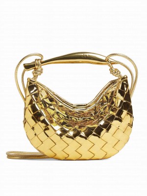Bottega Veneta Mini Sardine Golden