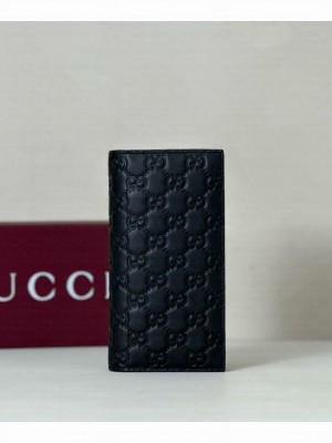 Gucci GG Emblem Series Card Holder Black