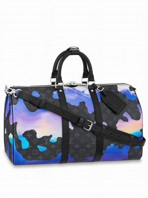 Louis Vuitton Keepall Bandouliere 45 M46356 Black
