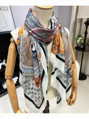 Louis Vuitton Women's Malles Merveilleuses Scarf White