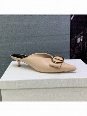 Dior Mule 4.5cm Lambskin Nude