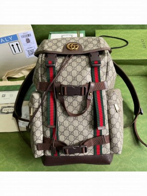 Gucci Ophidia GG Supreme backpack 690999 Brown