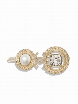 Chanel Hair Clip AB7762 White