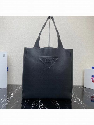 Prada Medium leather tote bag with 2NV990 black