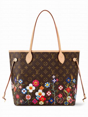 Louis Vuitton LV X TM Neverfull MM M13271 Brown