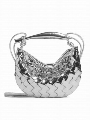 Bottega Veneta Mini Sardine Silver
