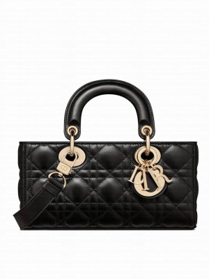 Christian Dior Small Lady D-Joy Bag Black