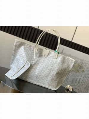 Goyard Saint Louis GM Bag White