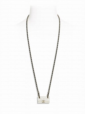 Chanel Women's Long Necklace ABA003 White