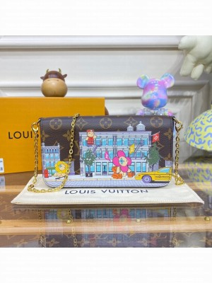 Louis Vuitton FELICIE POCHETTE M81545 yellow